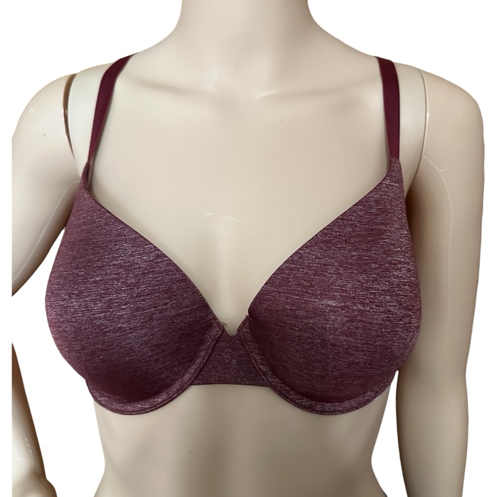 Victoria's Secret Sexy Little Things Bra 36007682 Underwire Burgandy Sz 34D